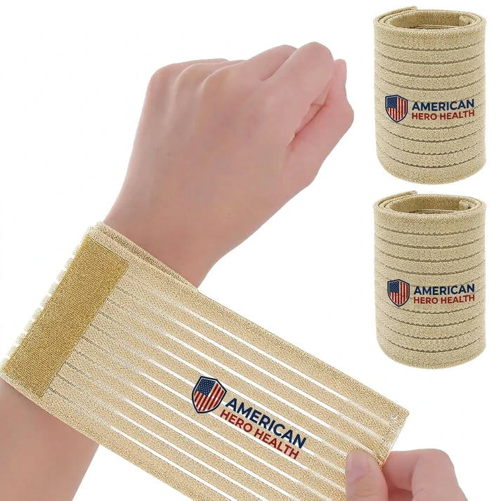 Adjustable Elastic Wrist Support Wrap — 2 Pack view 3